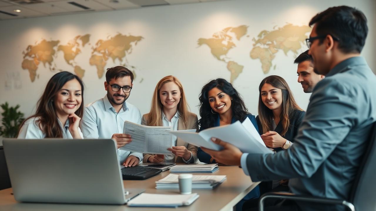 Equipe de especialistas em vistos da One Vasco